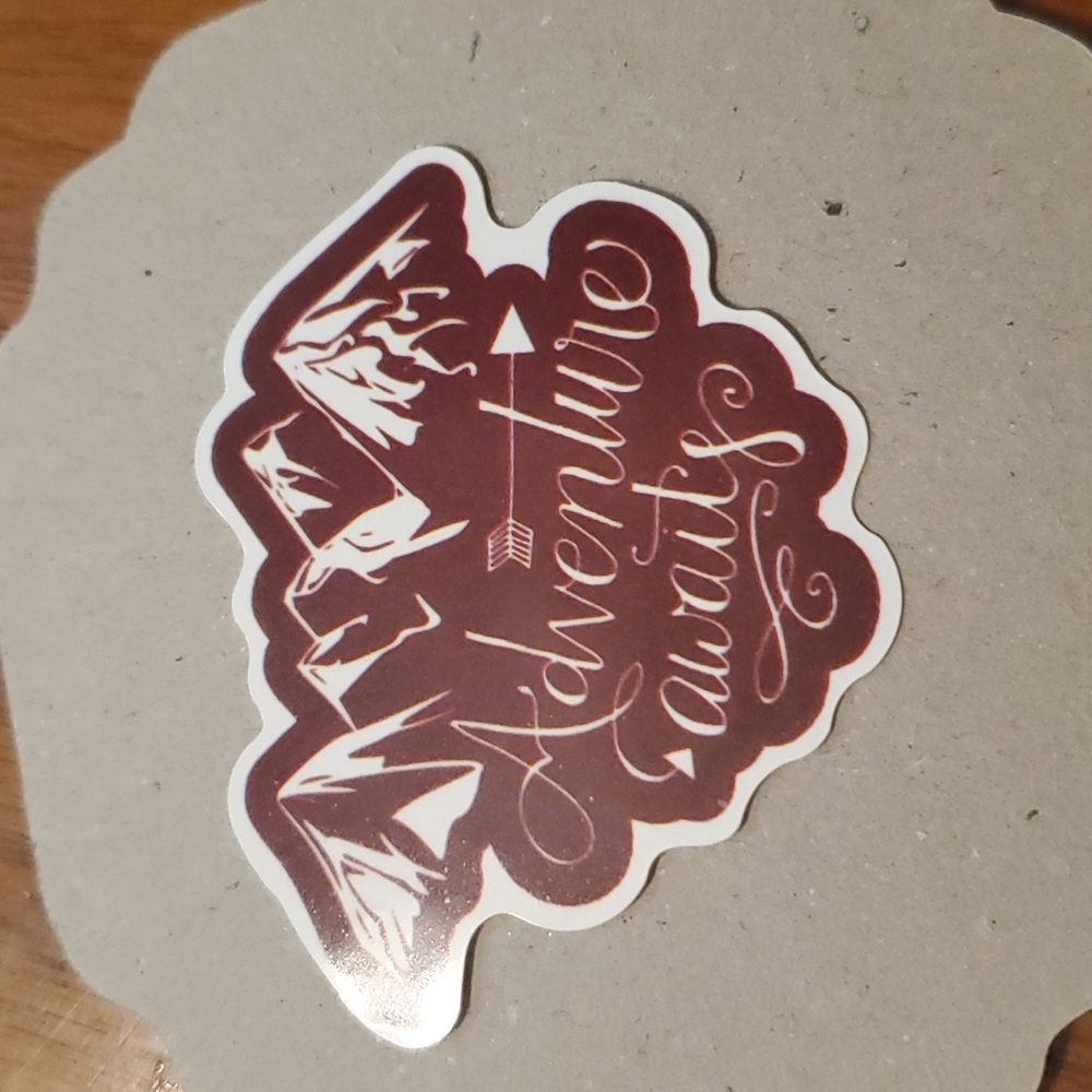 Adventure Awaits Sticker
